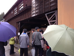 越路 古民具の駅、井口製材所さんに来ました。